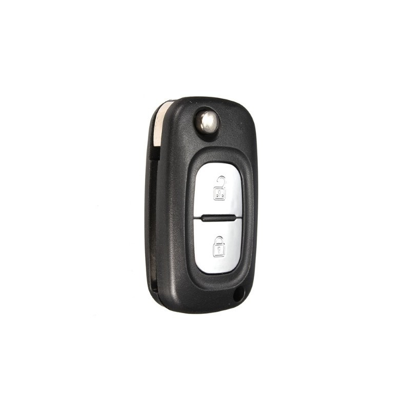 LMD Coque clé plip télécommande avec Emplacement de Pile Compatible avec  Renault Clio Kangoo Twingo Scenic Megane Master 1 Bouton avec Lame Vierge  VA102 : : Auto et Moto