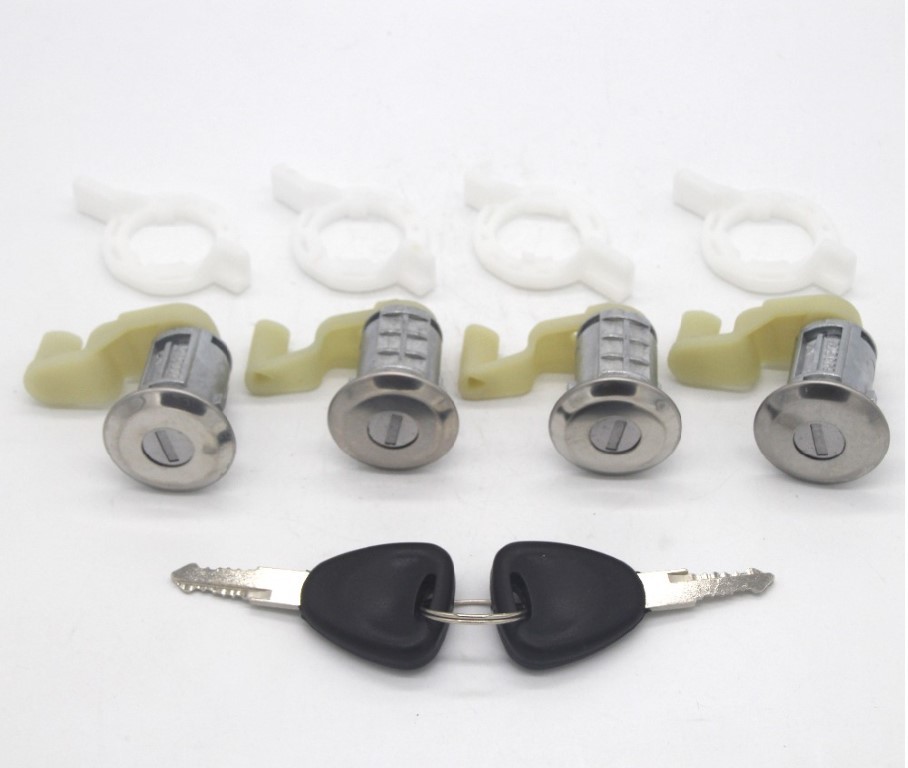 Barillet de serrure de porte avec kit de clé, adapté pour Renault Master  Clio Trafic III oke goo 7701209836 - AliExpress