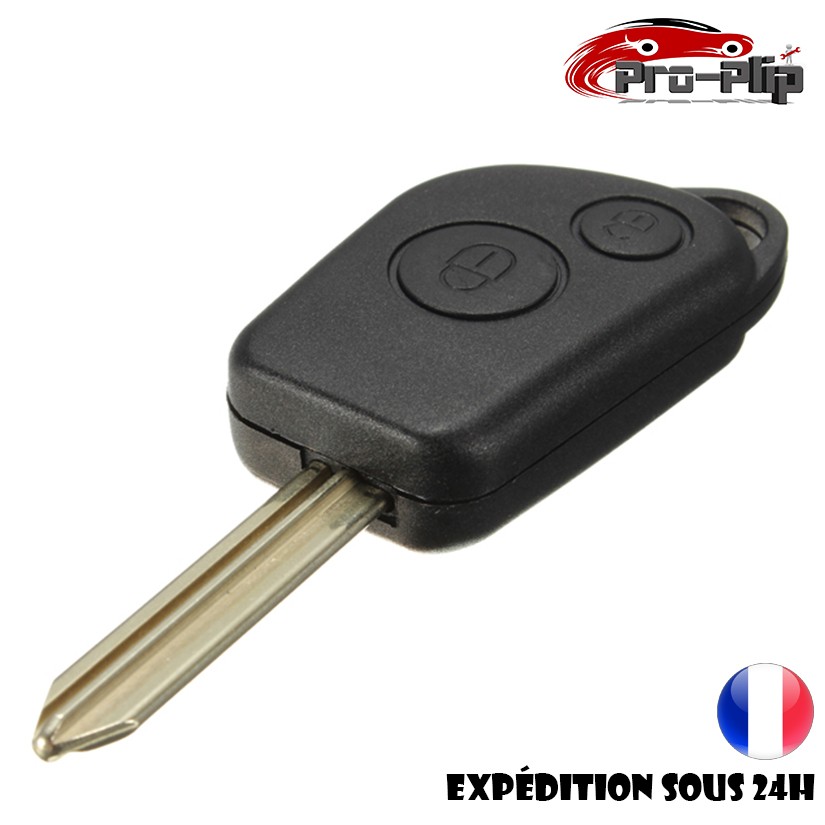 Coque Boitier clé PLIP télécommande Peugeot Partner*EXPERT: CE0523 * 3  Boutons