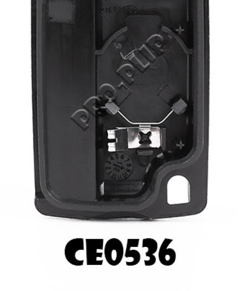 Coque 4 Boutons pour Télécommande Compatible Boitier Clé Plip Peugeot 807 ✚  4 Switch ✚ Pile CR1620 - Kit iRace Keys®